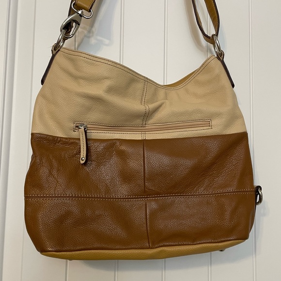 Tignanello Tan and Brown Shoulder bag - Picture 1 of 10